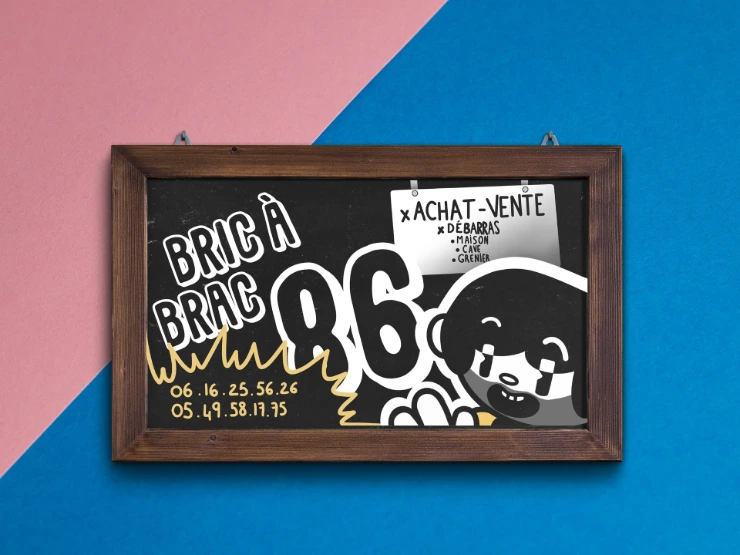 Pancarte Bric à Brac 86